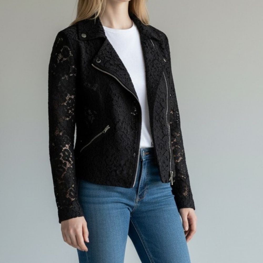 Massimo Black Lace Women's Jacket